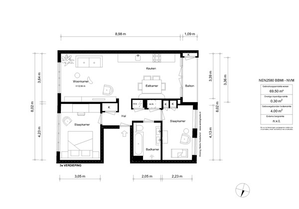 Reinier Claeszenstraat 41-3, 1056 WE Amsterdam - 