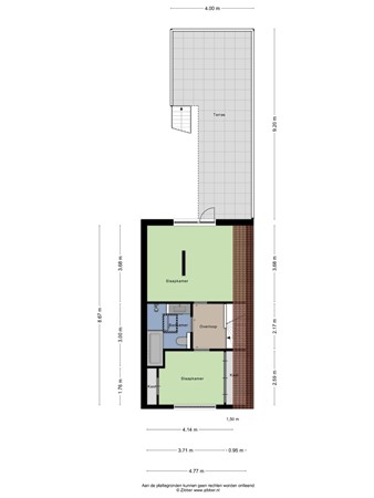 Floorplan - Weesperstraat 5, 1398 XT Muiden