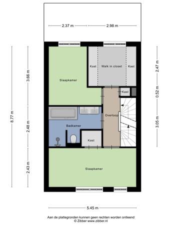 Floorplan - De Stelling 6, 1398 DN Muiden