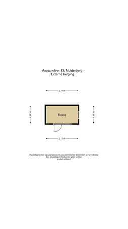 Floorplan - Aalscholver 13, 1399 KP Muiderberg
