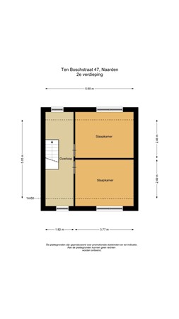 Floorplan - Ten Boschstraat 47, 1411 VH Naarden