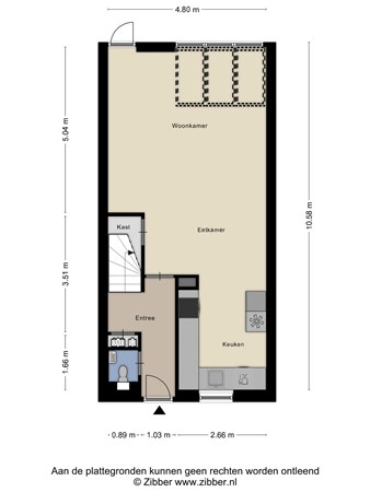 Floorplan - Waaigat 6, 1317 AK Almere