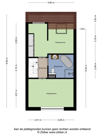 Floorplan - Waaigat 6, 1317 AK Almere