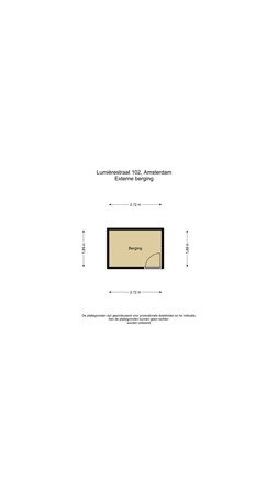 Floorplan - Lumièrestraat 102, 1087 KH Amsterdam