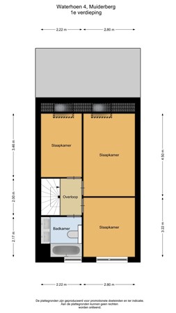 Floorplan - Waterhoen 4, 1399 KH Muiderberg