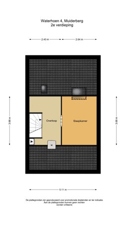 Floorplan - Waterhoen 4, 1399 KH Muiderberg