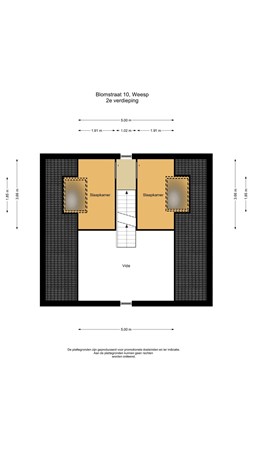 Floorplan - Blomstraat 10, 1382 AJ Weesp