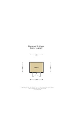 Floorplan - Blomstraat 10, 1382 AJ Weesp