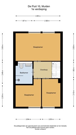 Floorplan - De Fluit 10, 1398 BZ Muiden