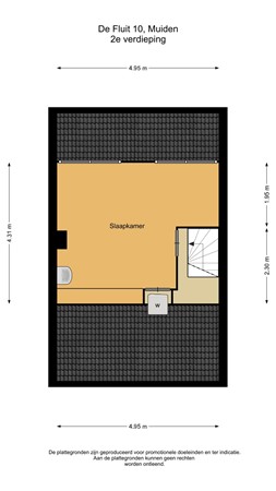 Floorplan - De Fluit 10, 1398 BZ Muiden