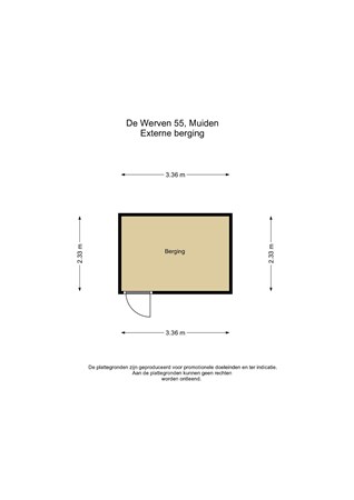 Floorplan - De Werven 55, 1398 CD Muiden