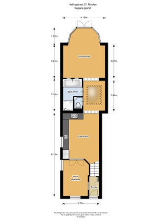 Floorplan - Hellingstraat 27, 1398 AT Muiden