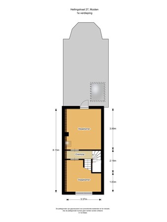 Floorplan - Hellingstraat 27, 1398 AT Muiden