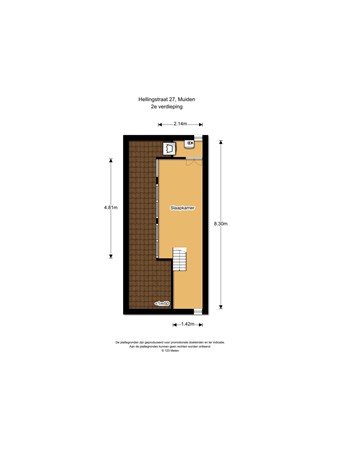 Floorplan - Hellingstraat 27, 1398 AT Muiden