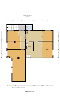 Floorplan - Eikenlaan 3, 1399 HB Muiderberg