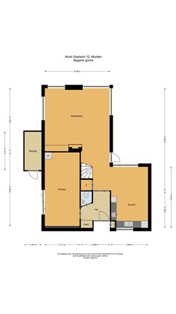 Floorplan - Nooit Gedacht 12, 1398 ED Muiden