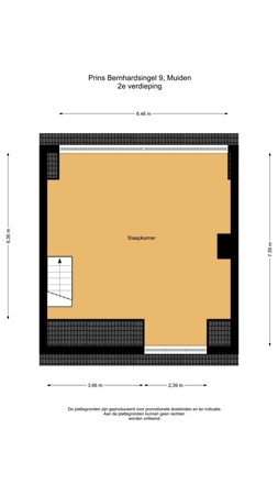 Floorplan - Prins Bernhardsingel 9, 1398 CR Muiden