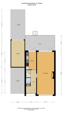 Floorplan - Amsterdamsestraatweg 13, 1398 BR Muiden