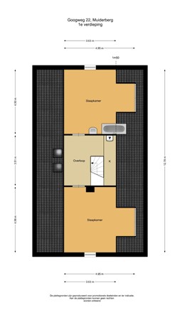 Floorplan - Googweg 22, 1399 ER Muiderberg