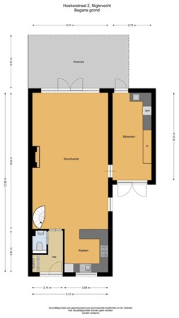 Floorplan - Hoekerstraat 2, 1393 NR Nigtevecht