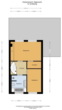 Floorplan - Hoekerstraat 2, 1393 NR Nigtevecht