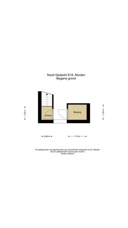 Floorplan - Nooit Gedacht 91A, 1398 EC Muiden
