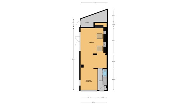 Floorplan - Pieter de Hooghlaan 1, 1399 GA Muiderberg