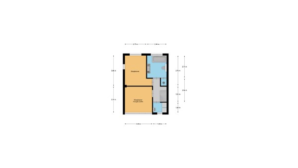 Floorplan - Pieter de Hooghlaan 1, 1399 GA Muiderberg