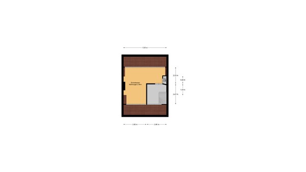Floorplan - Pieter de Hooghlaan 1, 1399 GA Muiderberg