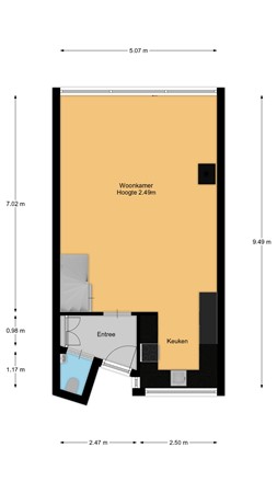 Floorplan - De Lelie 6, 1398 CS Muiden