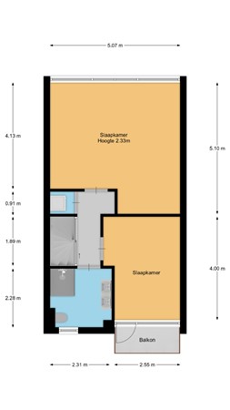 Floorplan - De Lelie 6, 1398 CS Muiden