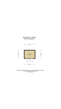 Floorplan - Blomstraat 10, 1382 AJ Weesp