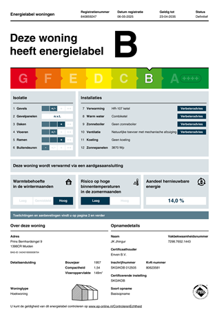 Brochure preview - Energielabel B