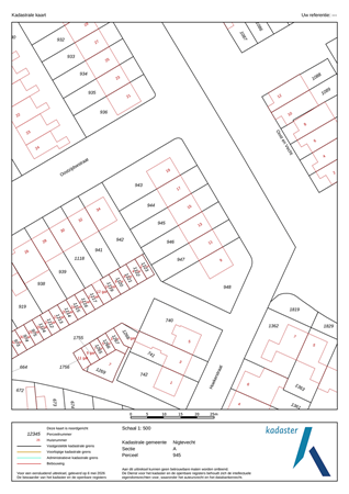 Garstenstraat, 1393 NS Nigtevecht - Kaart van het Kadaster
