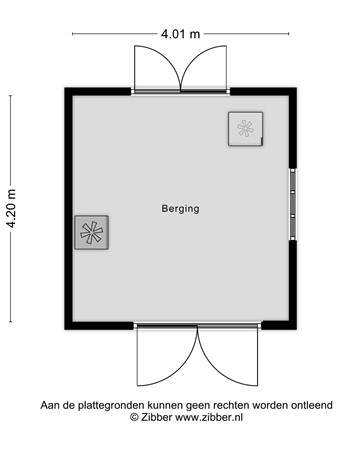 Blauwgras 34, 3776 NC Stroe - Berging