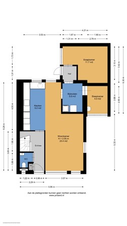 Plattegrond - Grietmansstraat 12, 9076 BD Sint Annaparochie - BG.jpg