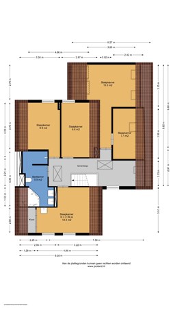 Plattegrond - Spoarstrjitte 7, 8851 EZ Tzummarum - 1E.jpg