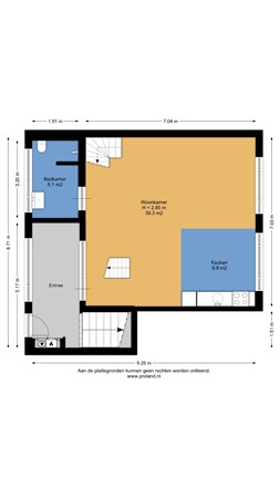 Plattegrond - Hartman Sannesstraat 8B, 9076 EB Sint Annaparochie - BG.jpg