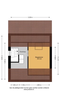 Plattegrond - De Welle 23, 8939 AZ Leeuwarden - 2E.jpg