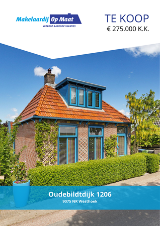 Brochure - Oudebildtdijk 1206, 9075 NR WESTHOEK (1) - Oudebildtdijk 1206, 9075 NR Westhoek