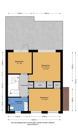 Plattegrond - G D Swanenburg De Veijestraat 1, 8801 BP Franeker - 1E.jpg