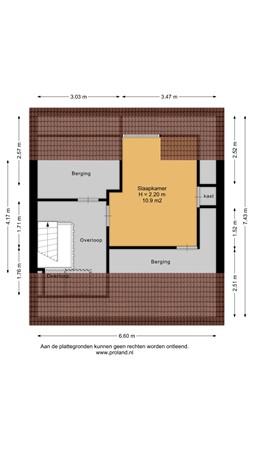 Plattegrond - G D Swanenburg De Veijestraat 1, 8801 BP Franeker - 2E.jpg