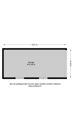 Plattegrond - G D Swanenburg De Veijestraat 1, 8801 BP Franeker - Garage.jpg