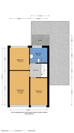 Plattegrond - Meseame 58, 9041 EW Berltsum - 1E.jpg