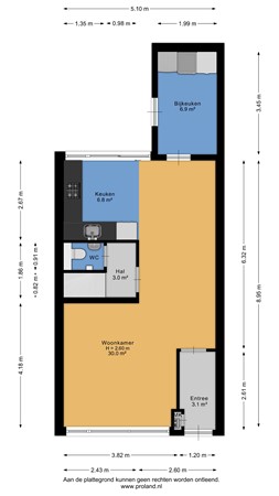 Plattegrond - De Stringen 30, 9074 BD Hallum - BG.jpg
