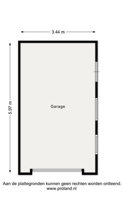 Plattegrond - JH van Aismawei 16, 9045 PJ Bitgummole - Garage.jpg