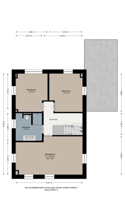 Plattegrond - De Nije Kamers 21, 9076 JD Sint Annaparochie - 1E.jpg