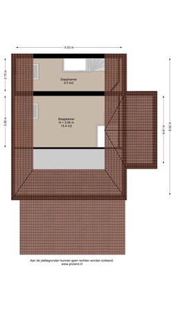 Floorplan - Hartman Sannesstraat 8, 9076 EB Sint Annaparochie