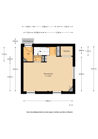 Kerkbuurt 5, 1156 BJ Marken - Kerkbuurt 5-1e Verdieping - 2D.jpg