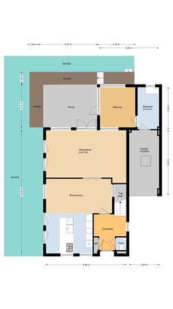 Bodenmeer 11, 3446 JK Woerden - Situatie Bodenmeer 11 (2D).jpg